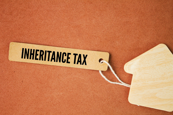 image of a house and the words inheritance tax on a key ring representing Residence Nil Rate Band
