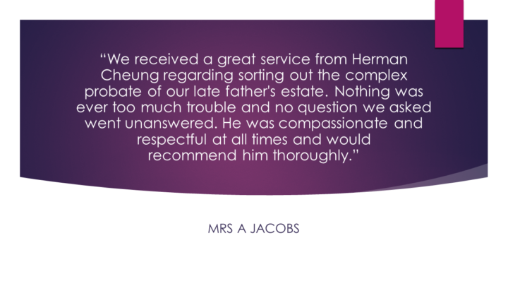 Testimonial Slides - Herman Cheung 1